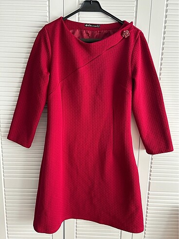 Bordo elbise