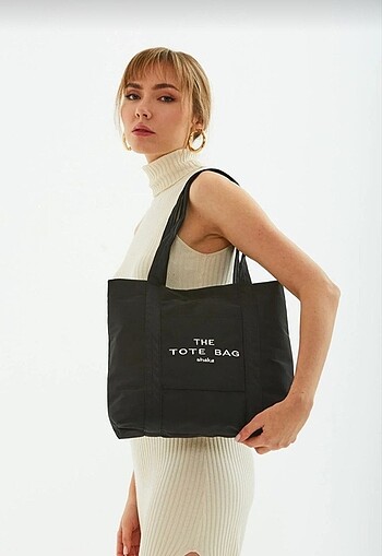 siyah the tote bag çanta