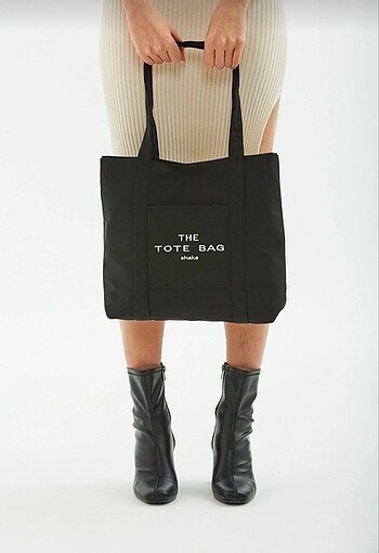 Beden siyah the tote bag çanta