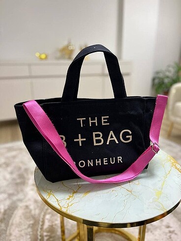 the b+bag bonheur siyah pembe
