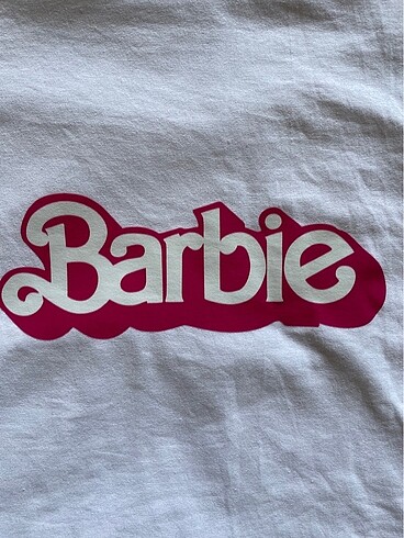 Barbie barbie baskılı tişört