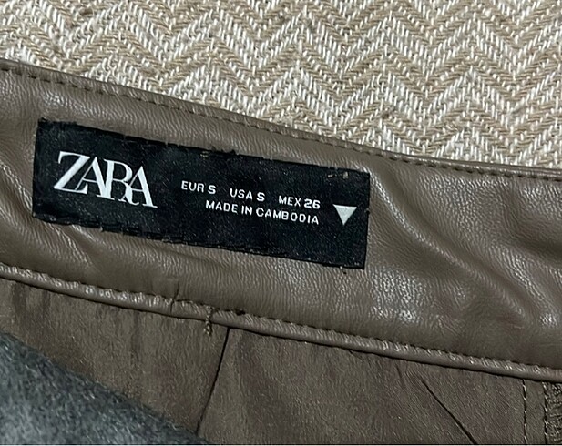 s Beden zara şort etek
