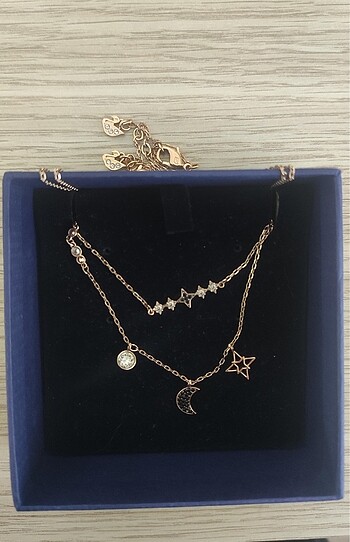 Beden altın Renk swarovski kolye