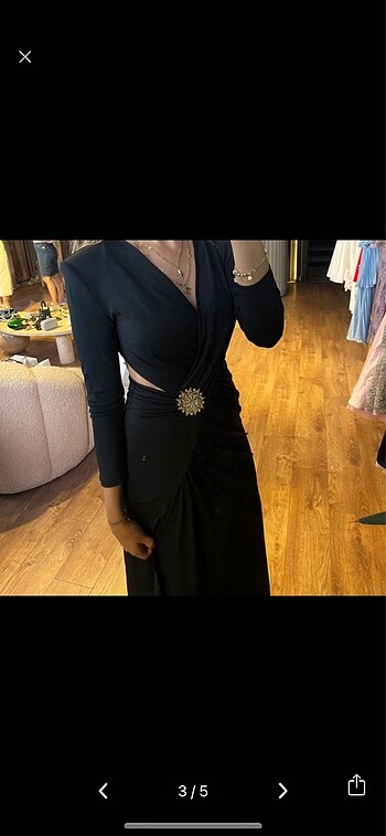 m Beden siyah Renk Bliss Atelier