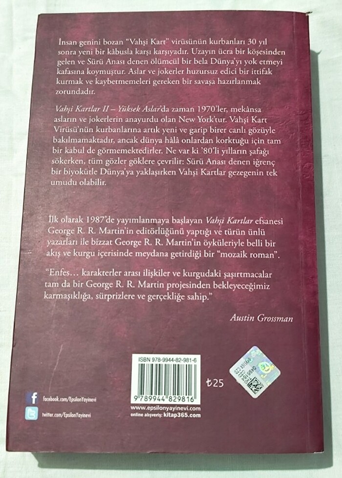 Vahşi Kartlar George R.R. Martin - Görsel 2