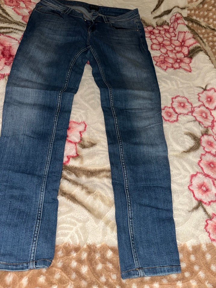 Kadın Mavi Denim Midi Boy Jean — görsel 4/9