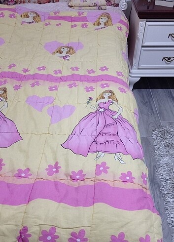 Beden çeşitli Renk Çocuk nevresim takımı tek kişilik Barbie desenli