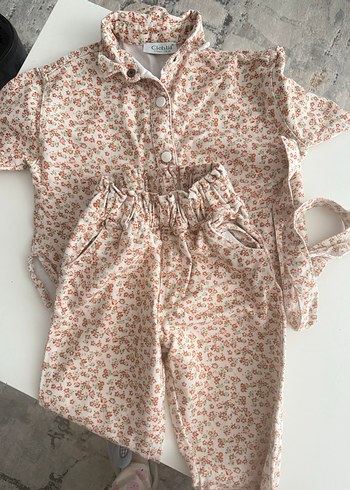 Cichild markası Bej Desenli Kız Çocuk Eşofman Takımı - Görsel 7