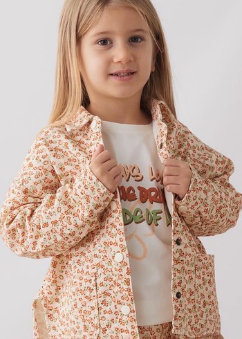 Cichild markası Bej Desenli Kız Çocuk Eşofman Takımı - Görsel 5