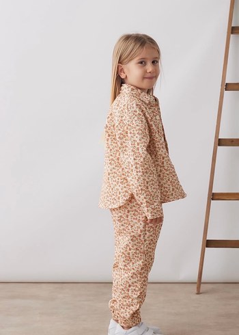 Cichild markası Bej Desenli Kız Çocuk Eşofman Takımı - Görsel 4