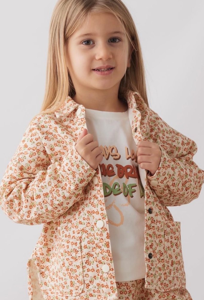 Cichild markası Bej Desenli Kız Çocuk Eşofman Takımı - Görsel 5