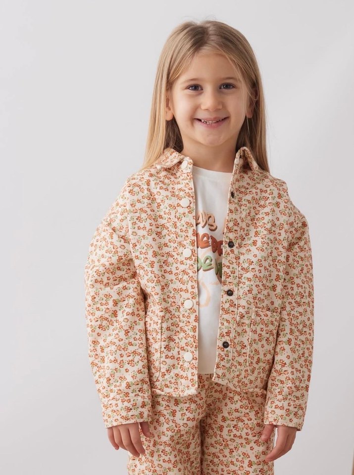 Cichild markası Bej Desenli Kız Çocuk Eşofman Takımı - Görsel 3