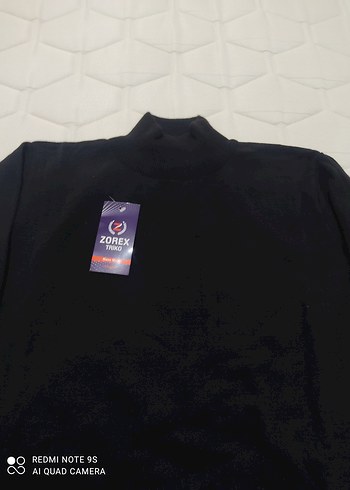 xl Beden Erkek Siyah Yarım Balıkçı Yaka Kazak