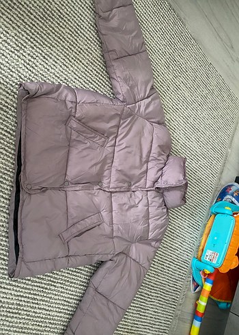 Zara Gri Kadın Midi Kışlık Fermuarlı Mont