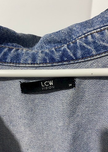 Mavi Düğmeli Kadın Denim Ceket - Görsel 3