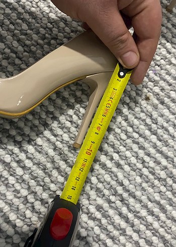 Bej Yılan Desenli Stiletto Topuklu Kadın Ayakkabı - Görsel 5