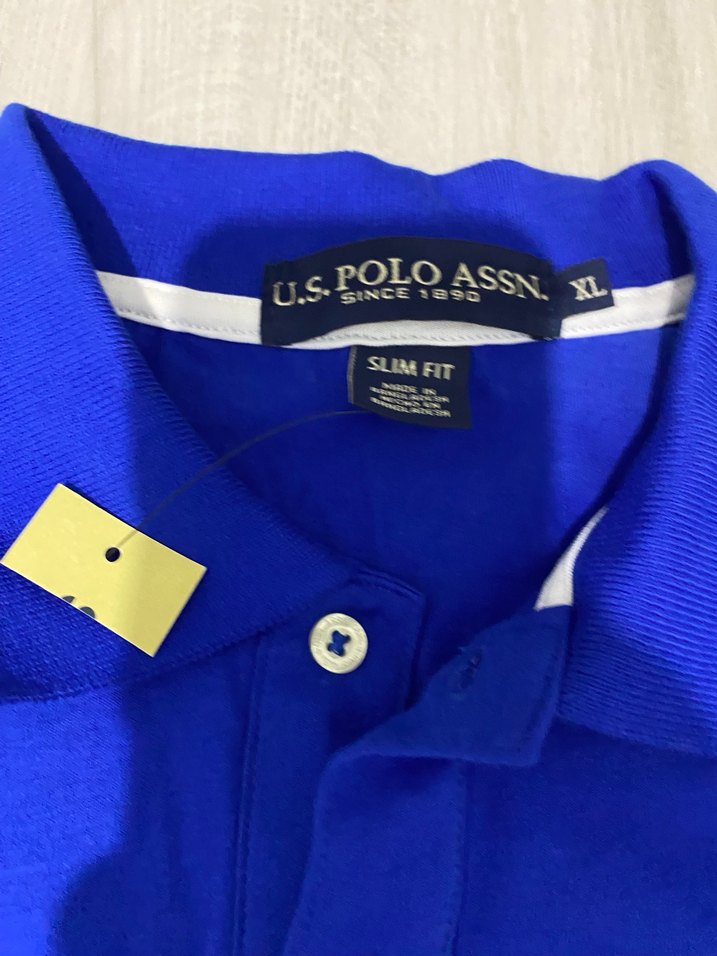 Erkek Lacivert Düğmeli Polo Tişört xl hiçgiyilmedi - Görsel 2