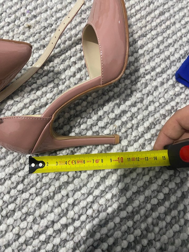 Pembe Bağcıklı Stiletto Kadın Ayakkabı - Görsel 5