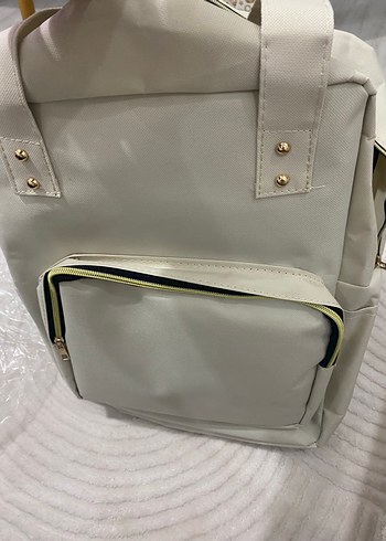 Gri-Beyaz Bebek Bakım Çantası - Görsel 5