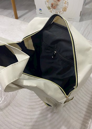 Gri-Beyaz Bebek Bakım Çantası - Görsel 4