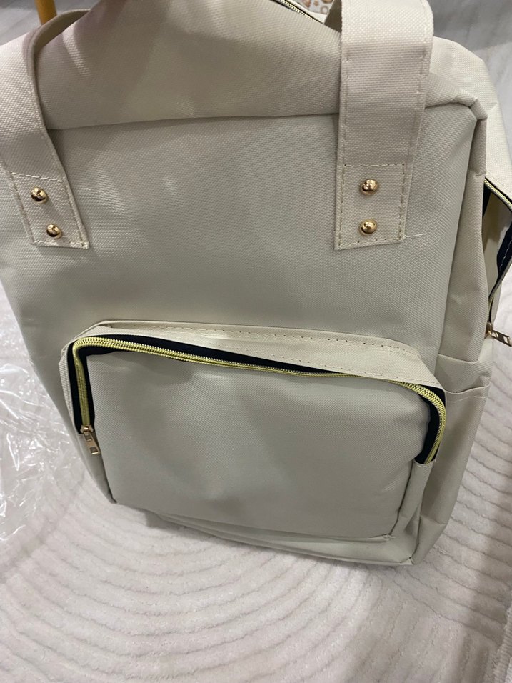 Gri-Beyaz Bebek Bakım Çantası - Görsel 5