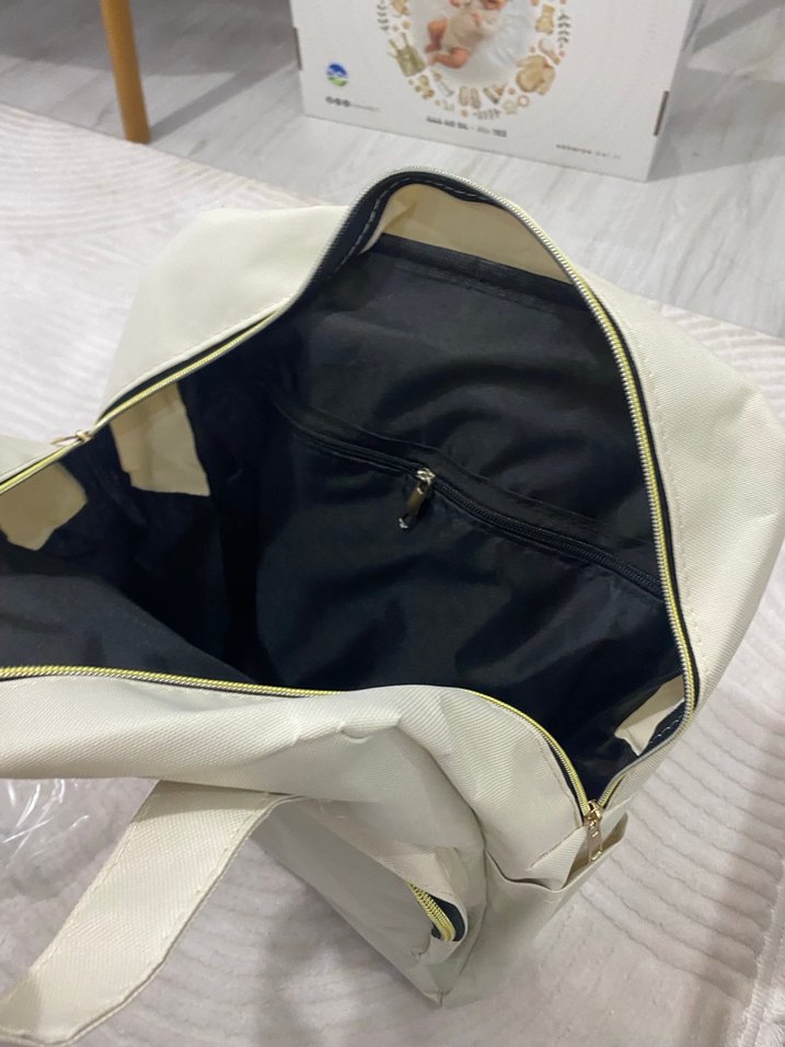 Gri-Beyaz Bebek Bakım Çantası - Görsel 3