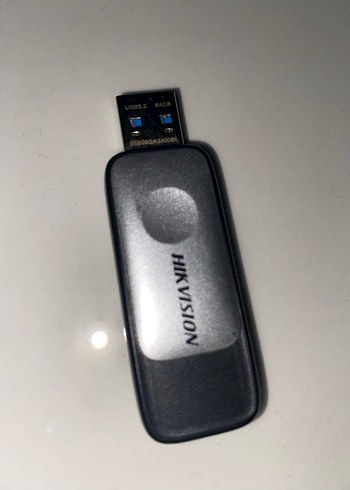 Hikvision Metal USB Flash Bellek Gri 64 gb USB 3.2 - Görsel 2