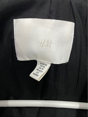 xs Beden H&M kısa kaşe kaban