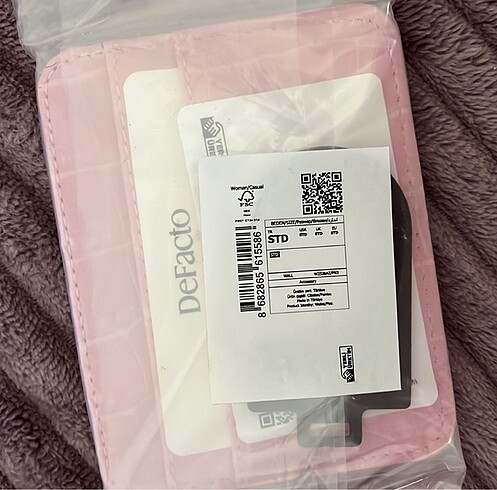 Defacto Defacto pembe kartlık