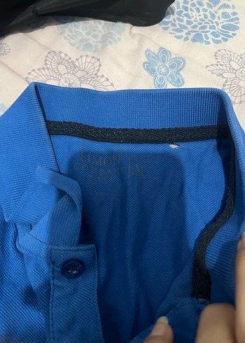 Mavi Kısa Kollu Polo Tişört - Görsel 3