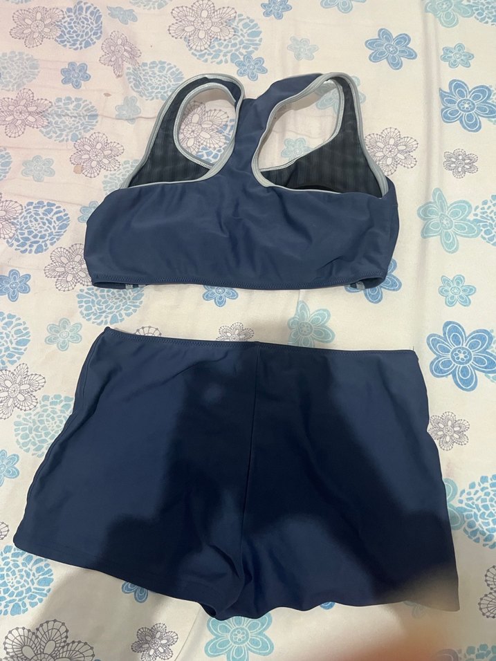 Mavi Elastik Atletik Mini Mayo Takımı - Görsel 3