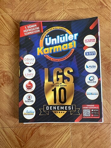 Lgs 1.Dönem Müfradatı Deneme Seti