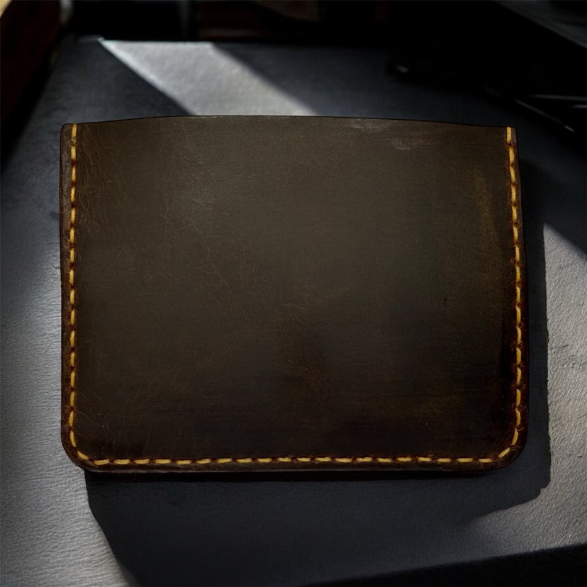 Kahverengi Minimalist Erkek Cüzdanı - Görsel 4