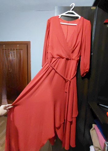 Şifon Elbise - Görsel 3