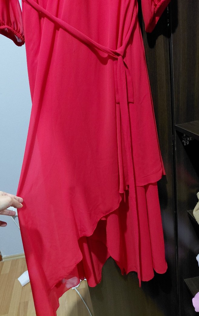 Şifon Elbise - Görsel 5