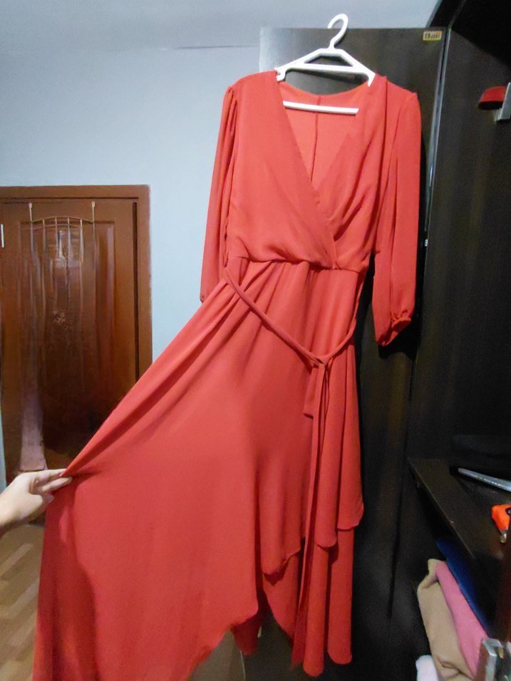 Şifon Elbise - Görsel 3