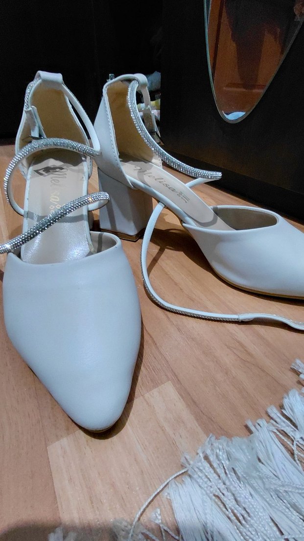 Bej Minimalist Stiletto Topuklu Kadın Ayakkabı - Görsel 5