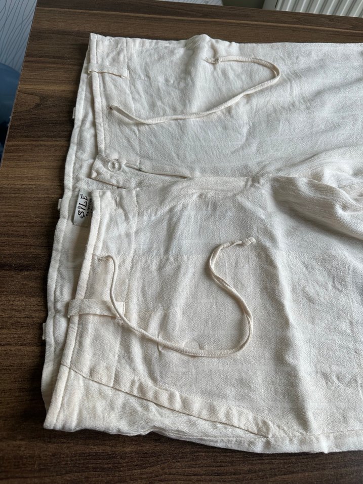 Keten pantolon - Görsel 3