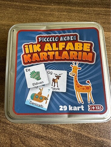 Eğitici oyuncak kartlar