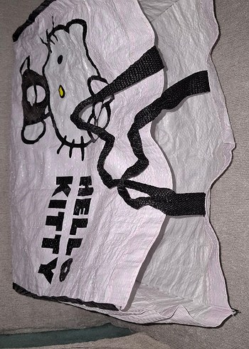 Toz pembe Hello Kitty Desenli Çanta - Görsel 4