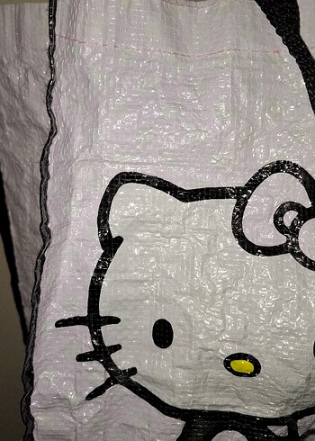 Toz pembe Hello Kitty Desenli Çanta - Görsel 7