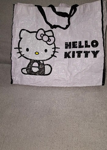 Toz pembe Hello Kitty Desenli Çanta - Görsel 5