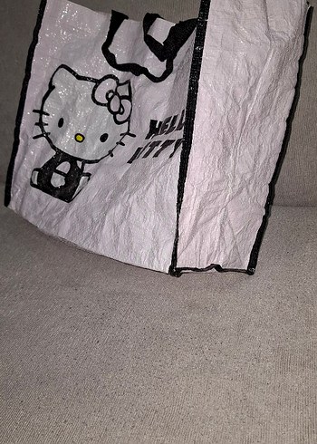Toz pembe Hello Kitty Desenli Çanta - Görsel 3