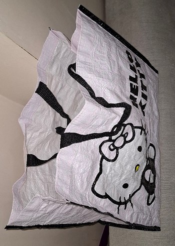 Toz pembe Hello Kitty Desenli Çanta - Görsel 6