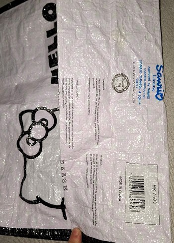 Toz pembe Hello Kitty Desenli Çanta - Görsel 10