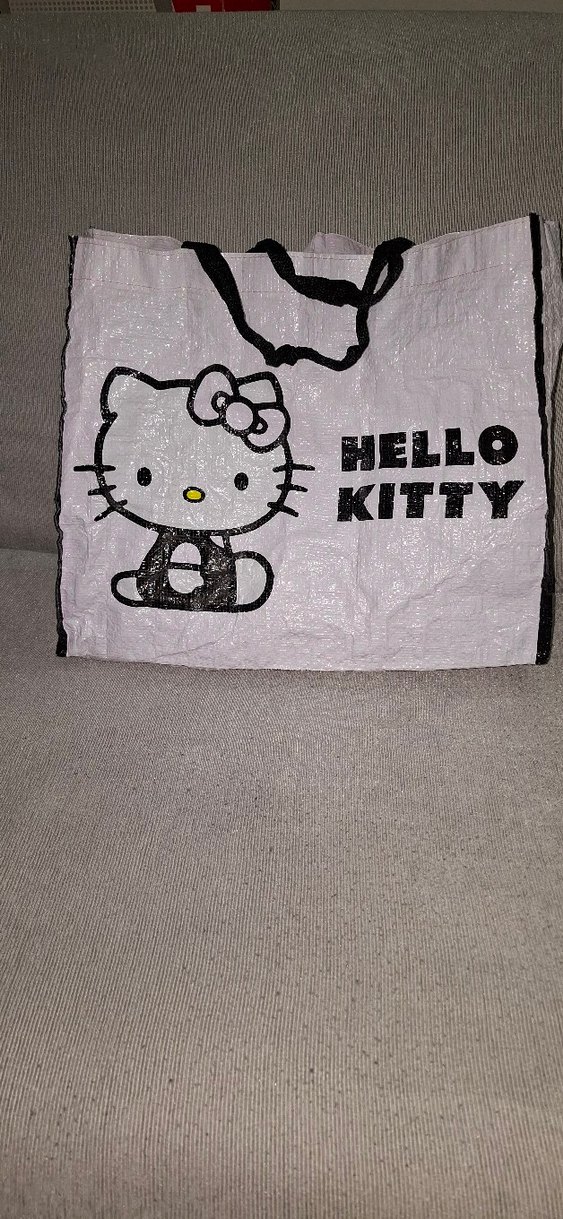 Toz pembe Hello Kitty Desenli Çanta - Görsel 5