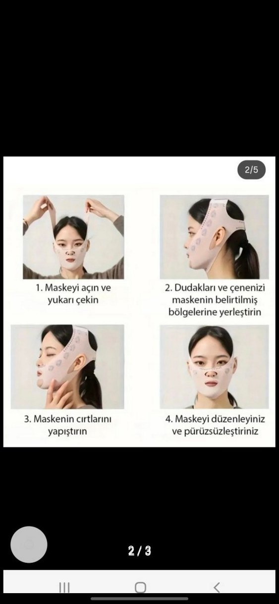 sıkılaştırıcı yüz korsesi - Görsel 2