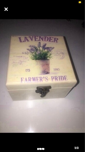 Lavender takı kutusu