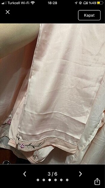 m Beden Çin iğnesi pijama takım.