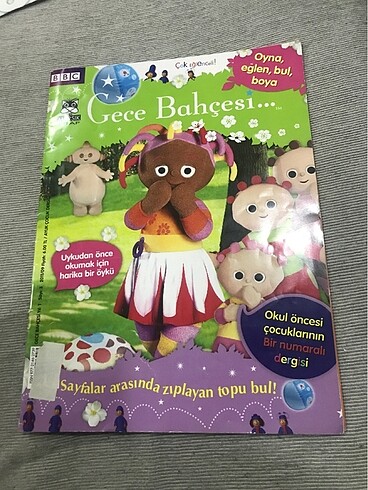 Gece bahçesi dergi